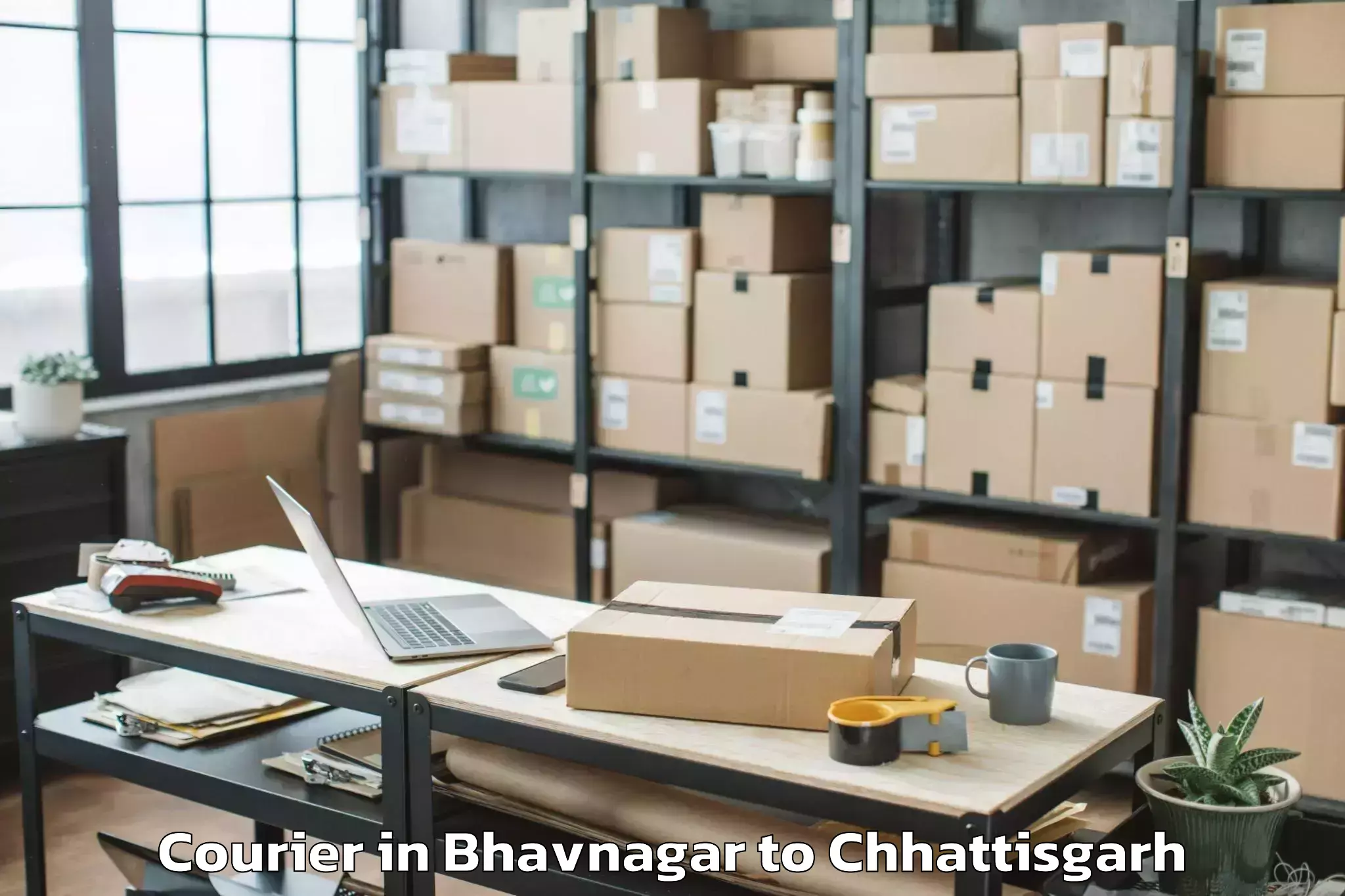 Hassle-Free Bhavnagar to Champa Courier